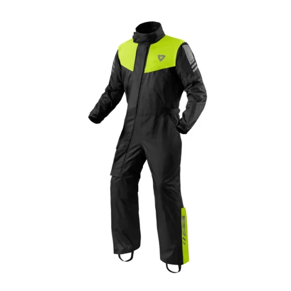 REV’IT! Pacific 4 H2O Rain Suit — Black Neon