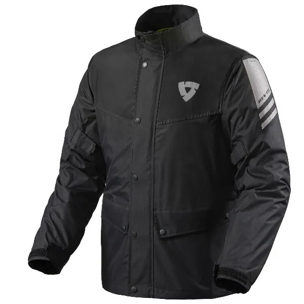 REV’IT! Nitric 3 H2O Rain Jacket — Black