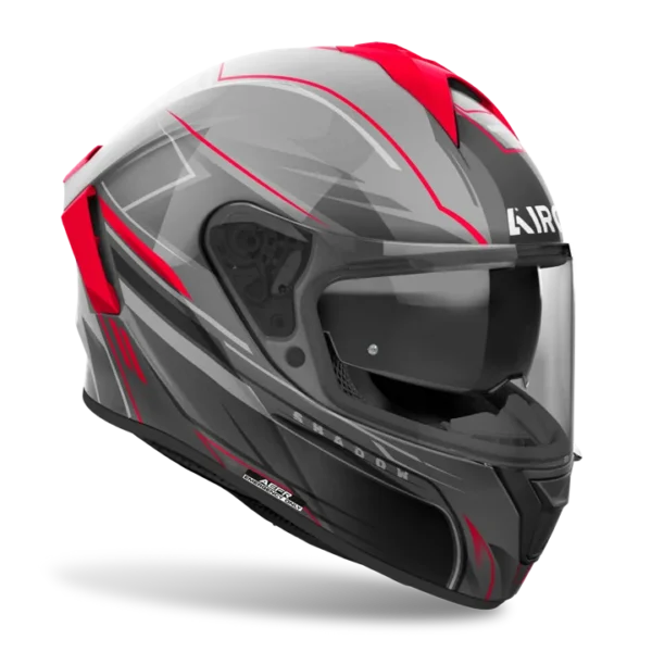 Airoh Spark 2 Shadow Helmet — Red Gloss