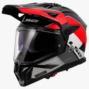 MX436 Pioneer II Rally Gloss Red White-06 Helmet