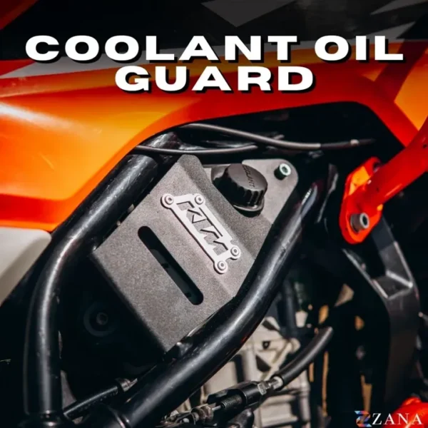 Zana Coolant Oil Guard (Black) For KTM Adventure 390 (2025) — Standard