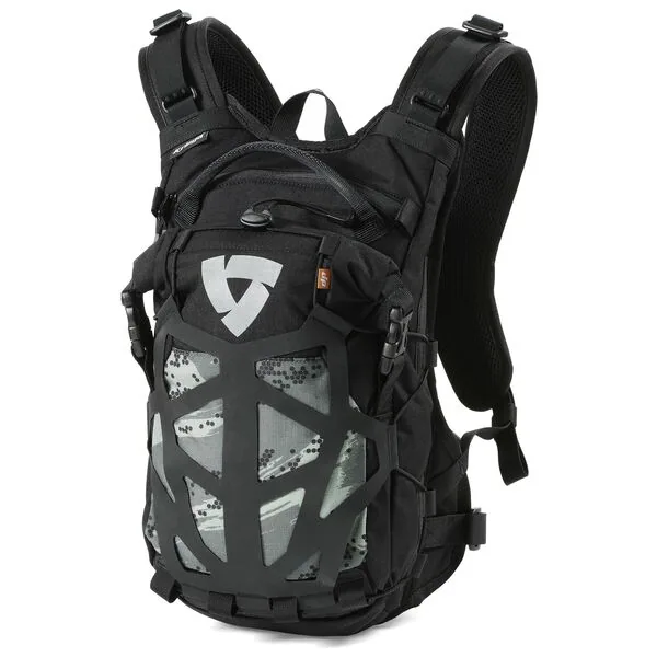 REV’IT! Arid 9L H2O Backpack — Black Camo Grey