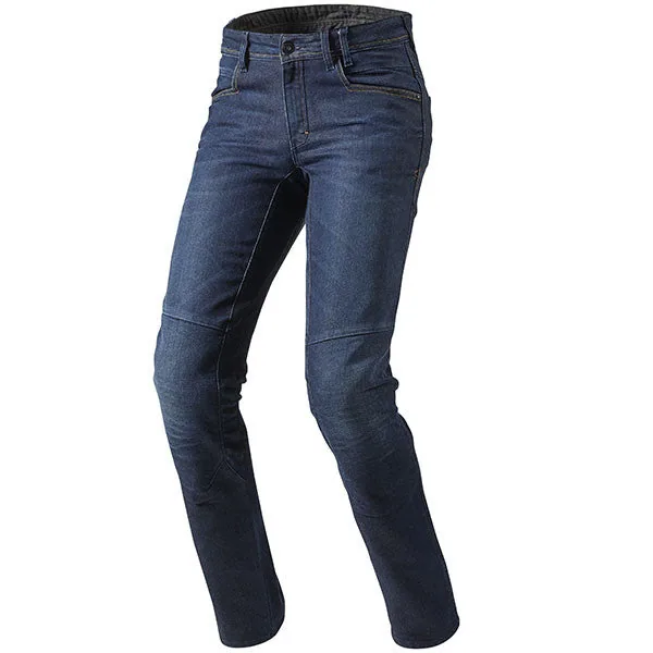 REV’IT! Seattle TF Jeans, Length 34 — Dark Blue