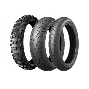 Motorcycle tyres for road and off-road riding